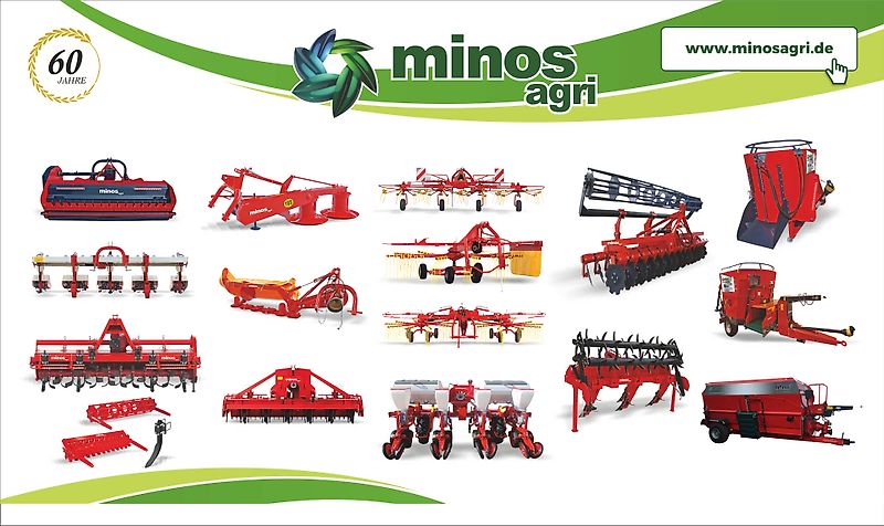 Minos Agri Bodenfräse mit Hydraulik-Tastern T-HDR 1850