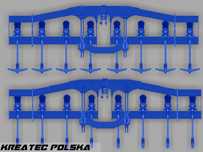 Rolmako Tiefenlockerer U 632 mit Anbaukupplung 3m und 4m