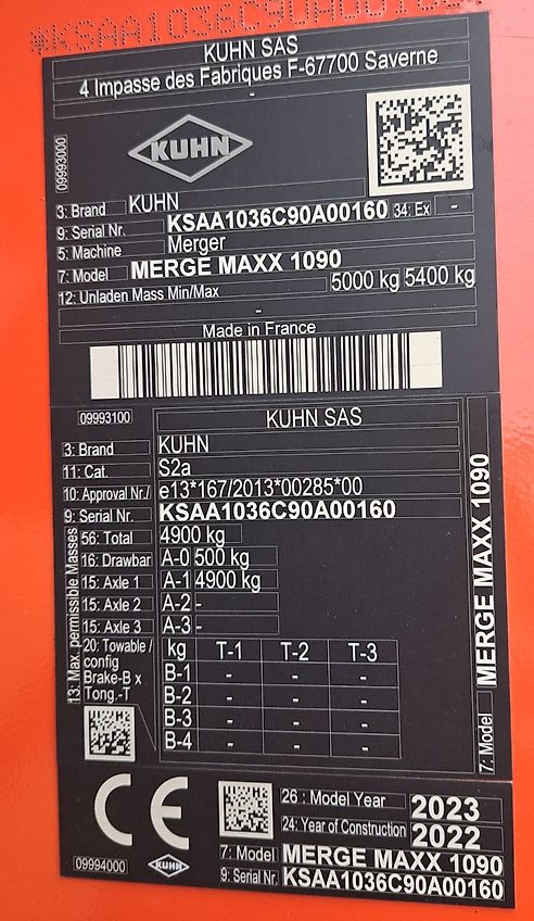 Kuhn Merge Maxx 1090