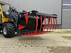 DVB Krokodilzange Dunggabel Greifforke 1,40 m mit Euroaufnahme