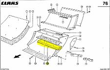 RT BLACHA ŚCIERALNA CLAAS JAGUAR ŚCIANA TYLNA WYRZUTU 800 900 0762473