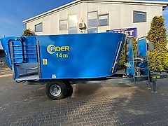 Zamet Futtermischwagen / Feed mixer / Melangeuse / Carro miscelatore / Distribuidor de pienso / Кормораздатчик / Wóz paszowy 14 m3