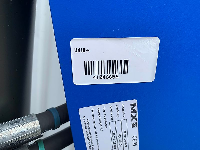 MX U410+ Front Loader For Sale