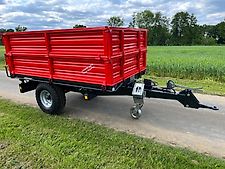 BRT 125G Einachsdreiseitenkipper 2,5t inkl. Pendelbordwände Bremse