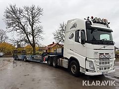 Dragbil Volvo FH 540 6x4 med ROJO skogstrailer