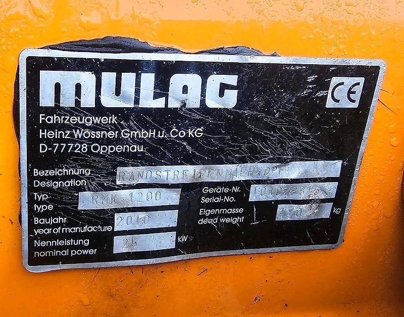 mulag MKM 700 Böschungsmäher Böschungsmulcher FME für Unimog 405 U300 400 500 423 427 430 530 Dücker