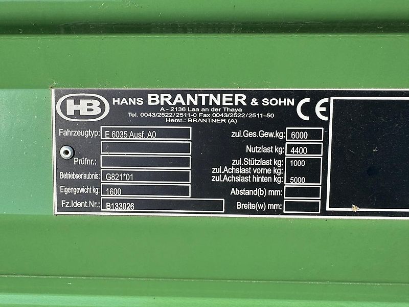 Brantner E6035 Euro Line Neufahrzeug