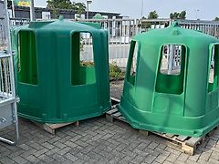 Cosnet RPE KA Futterraufe aus Kunststoff für 1,25 Meter Rundballen