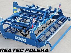 Rolmako Rolmako Saatbettkombination kompakt U 684 mit Zinken SA, gehängte Version, Breiten von 2,5 m bis 6 m