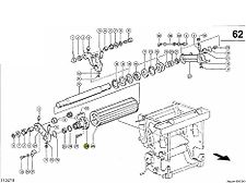 Claas PIASTA GÓRNY TYLNY WALEC PRASUJĄCY CLAAS SERIA 800-900