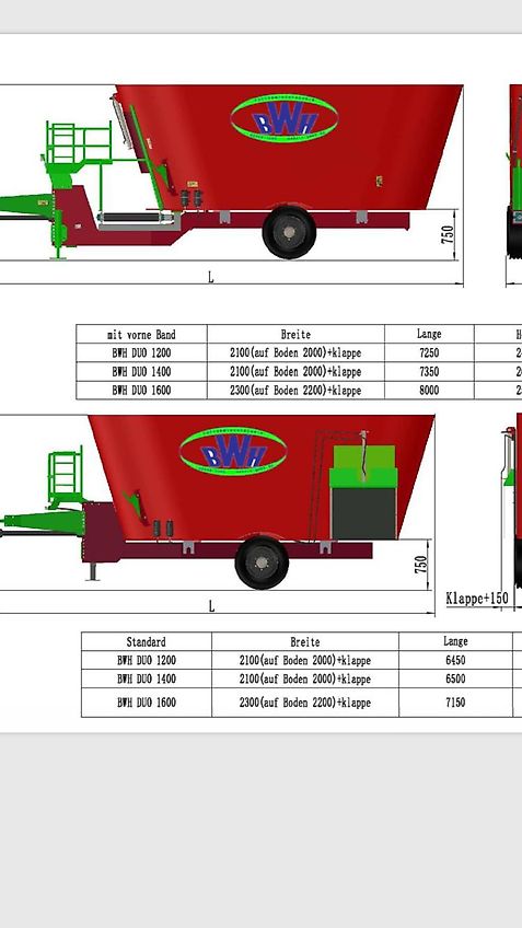 Schneckenwindungen für V Marchner Nutrifeed usw