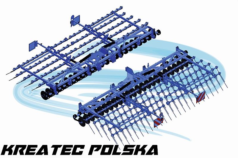 Rolmako Mulch Striegel Spring Expert / Mulchegge / Mulchstriegel 6,0m, 7,5m und 9,0m