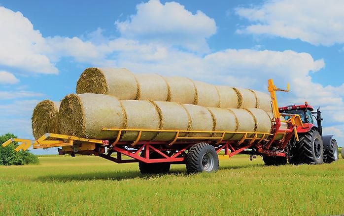 Kobzarenko Ballenwagen Selbstlader Typ PT-18 (für 18 Ballen)