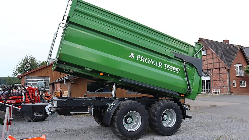 Pronar T679M Halfpipe - Muldenkipper mit Aufsätze und Bereifung 500/60R22.5--