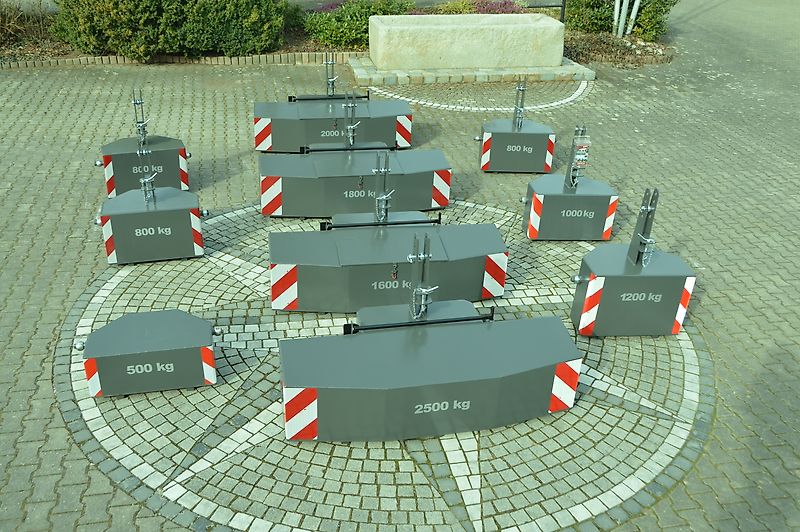 Koller Koller STAHL-Frontgewichte 800-3000kg