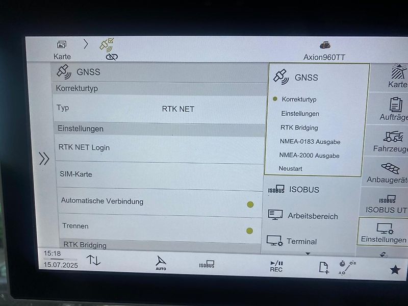 Claas Axion 960 TT Cmatic + GPS RTK