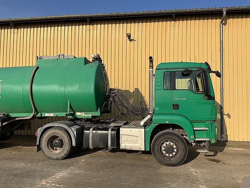 Stapel und MAN MAN TGS 18.360 4x4 BLS (Agro LOF) und Stapel 3-Achs Tanksattelauflieger
