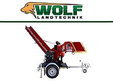 Remet CNC Wolf-Landtechnik GmbH Holzhacker RPS 120 | Benzinmotor  27 PS Drehbar/Anhänger