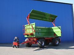 Hilken ZMK5000 Zweiachs-Muldenkipper, hydr. Seitenklappe, Ber. 560/60R22.5