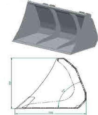 Top-Agro Universalschaufel PLUS ab 1,4 bis 2,4m SSP