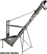 Pom Augustów T206/5 Überladeschnecke mit hydraulischen Antrieb 3m, verzinkt