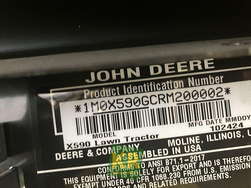 John Deere X590 #692207