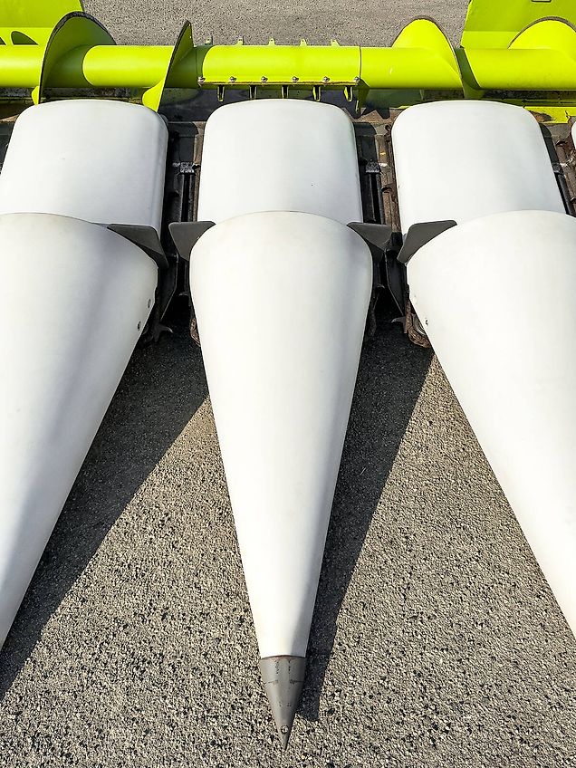 Claas Conspeed 6-75C 6 row corn header for Claas Lexion and Claas Tucano combines, 75 cm row spacing, chopper, stubble breaker