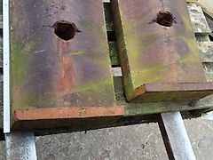 Deutz-Fahr Koffergewichte ca. 20 kg Ballastplatten ca. 120 kg