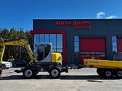 Wacker Neuson EW 100 / Kärry, 3-Kauhaa, StageV, Siisti!