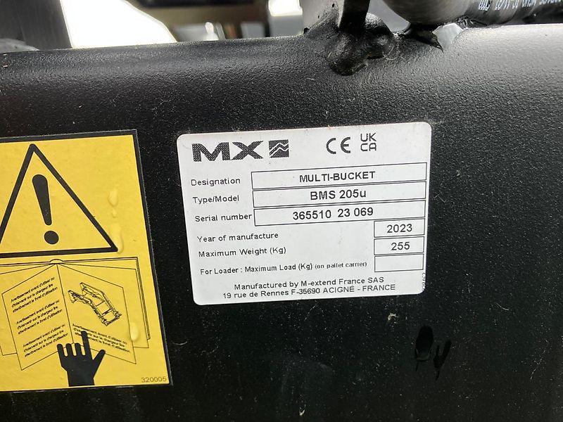 MX Multiserviceschaufel BMS 205U