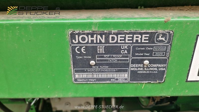 John Deere T670 Raupe mit RD30F, SWW, PGPP